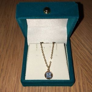 Lauren Conrad Opal Blue Gem Necklace
